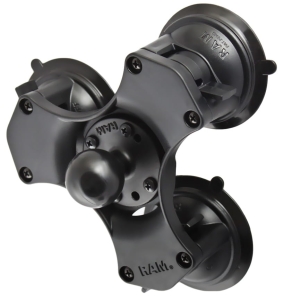 RAM Twist-Lock Drievoudige Zuignap Kogelbasis 1,5" mount