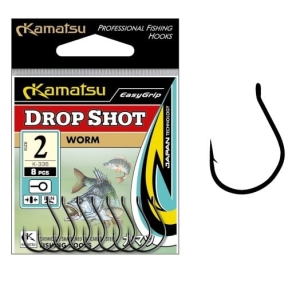 KAMATSU WORM DROP SHOT HAAK K-336 #2 8pc