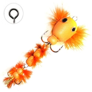 Drijvende Jig Bullhead Oranje 10cm #2/#6