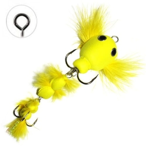 Drijvende Jig Bullhead Geel 10cm #2/#6