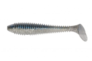 KEITECH SWING IMPACT FAT 3,8" LT#20 Zilver Blauwbaars