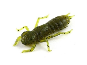 FishUP Dragonfly 1.2" 3cm #074 Green Pumpkin Seed 10pc