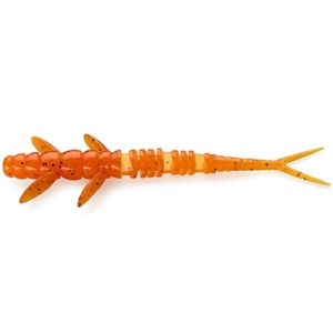 FishUP Catfish 3" 75mm #049 Orange Pumpkin/Black 8pc