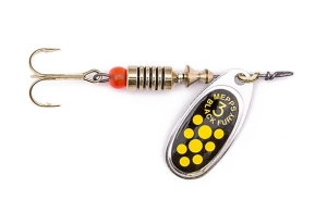 Mepps BLACK FURY spinnerbait silver/yellow_yellow 4/8g