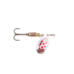 Mepps COMET DECOREES spinnerbait Silver/Red Dots 4/8g