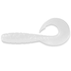 FishUP Mighty Grub 3.5" 90mm #081 Pearl 7pc