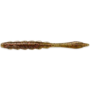 FishUP Scaly FAT 3.2" #045 Green Pumpkin/Red & Black 8pc