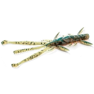 FishUP Shrimp 3" 77mm #017 Motor Oil Pepper 9pc