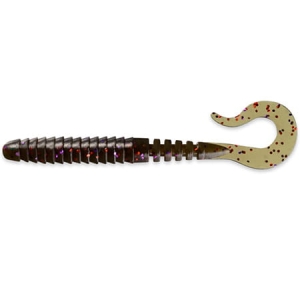 FishUP Vipo 2.8" #050 Green Pumpkin Brown/Red & Purple 9pc