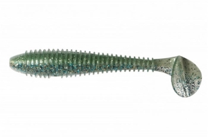 KEITECH SWING IMPACT FAT 3.8" LT#50 Green Shad 6pc.