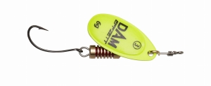 DAM SINGLEHOOK SPINNER #2 4g SINKING YELLOW