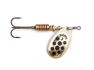 Mepps AGLIA DECOREES gold/black dots spinnerbait 2/4.5g
