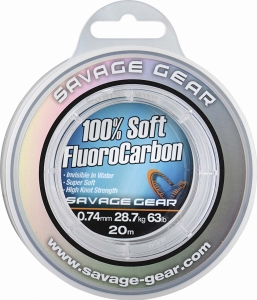 SG Soft Fluorkoolstof 40m 0,36mm 8,4kg Clear