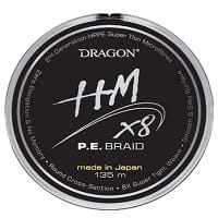 DRAGON HM X8 P.E.BRAID 0.22mm 26.50kg 135m white