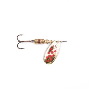 Mepps COMET DECORE spinnerbait gold/red dots 4/8g
