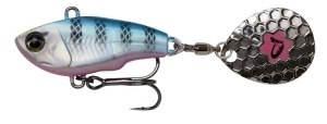 Savage Gear FAT TAIL SPIN 6,5cm 16g SINKING BLUE SILVER PINK