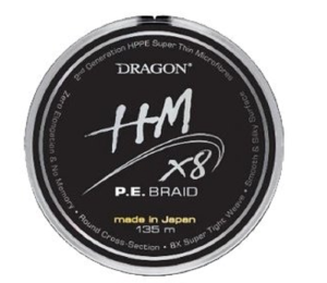 DRAGON HM X8 P.E.BRAID 0.06mm 5.50kg 135m White