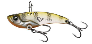 SG CICADA VIB BLADE OLIVE SILVER STRIPES 5.5cm 14g