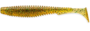 FishUP U-Shad 3" 70mm #036 - Caramel/Green & Black