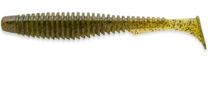 FishUP U-Shad 3" 70mm #074 - Green Pumpkin Seed