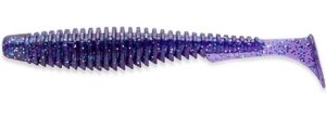FishUP U-Shad 3,5" 89mm #060 - Dark Violet/Peacock &Silver