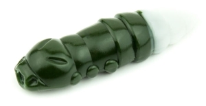 FishUP Pupa 1,5" 38mm #140 - Dark Olive/White 8pc