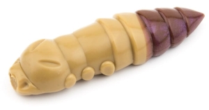 FishUP Pupa 1.2" 32mm #138 - Coffee Milk/Earthworm 10pc