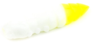 FishUP Pupa 1.2" 32mm #131 - White/Hot Chartreuse 10pc