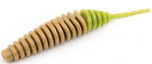 FishUP Tanta 2.5" 61mm #137 - Coffee Milk/Light Olive 8pc