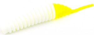 FishUP Tanta 2.5" 61mm #131 - White/Hot Chartreuse 8pc