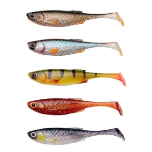 SG CRAFT SHAD MIX LURE 10CM 6G 5PC -Clear WATER MIX
