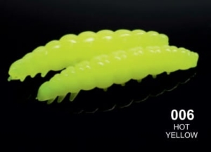 Libra Lures Larva 45mm Cheese Col.6 8pc
