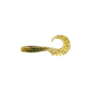 FishUP Fancy Grub 2" 50mm #036 - Caramel/Green & Black