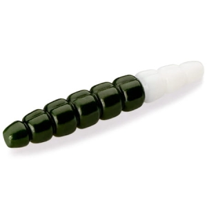 FishUP Morio 1.2" 31mm #140 - Dark Olive/White 12pc