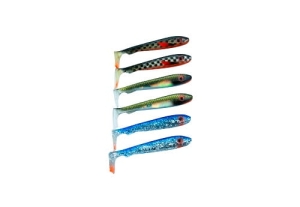 McRubber Bass 8cm Clear Sky 6pc
