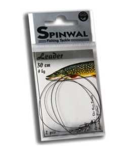 Spinwal Leader 30cm 9kg 2pc.