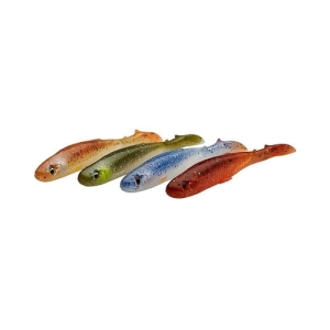 SG SLENDER SCOOP SHAD 15CM 17G CLEAR WATER MIX 4pc