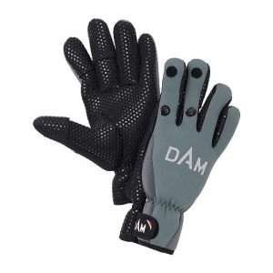 Dam Neopreen Vechtershandschoenen Glow Zwart Grijs M