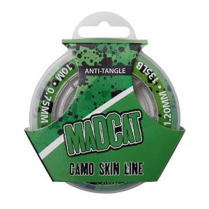 MADCAT SPLICEABLE LEADER LINE 0,90mm/1,35mm 75kg 10m Brown Camo