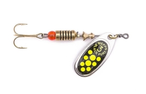 Mepps BLACK FURY spinnerbait Silver/Red Chartreuse 2/4.5g