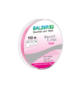 Balzer Iron Line Trout Pink 150m 0.04mm