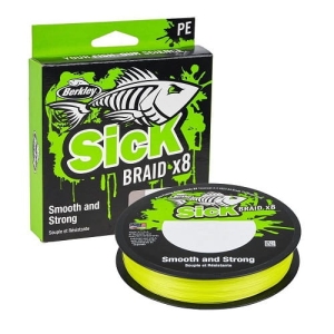 Berkley X8 Sick Braid 0.14mm 150m 16.5kg Yellow
