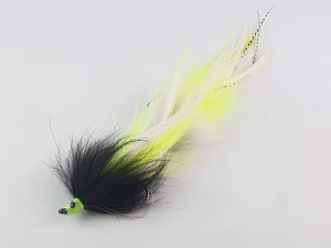 Stremer Fat Momma Black Chartreuse 25cm Double #8 #7