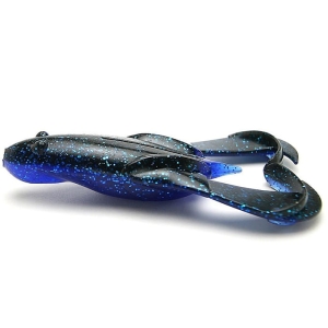 KEITECH NOISY FLAPPER 3,5" #413 Zwart Blauw 5st