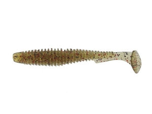 FishUP U-Shad 6,2cm #045 Groen Pomp Rood Zwart 9st