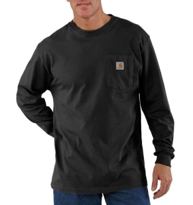 Carhartt Zwaargewicht T-Shirt Lange Mouw Zwart M