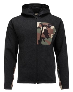 Sweatshirt Simms CX Hoody Zwart Heather XL