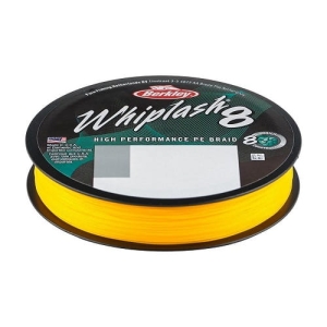 Berkley Whiplash 8 gevlochten lijn 0.08mm 150m 12.9kg YE