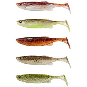 SG Fat Minnow T-tail 9cm 7g ClearWater Mix 5pc