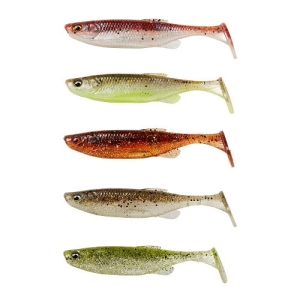 SG Fat Minnow T-tail 7.5cm 5g ClearWater Mix 5pc